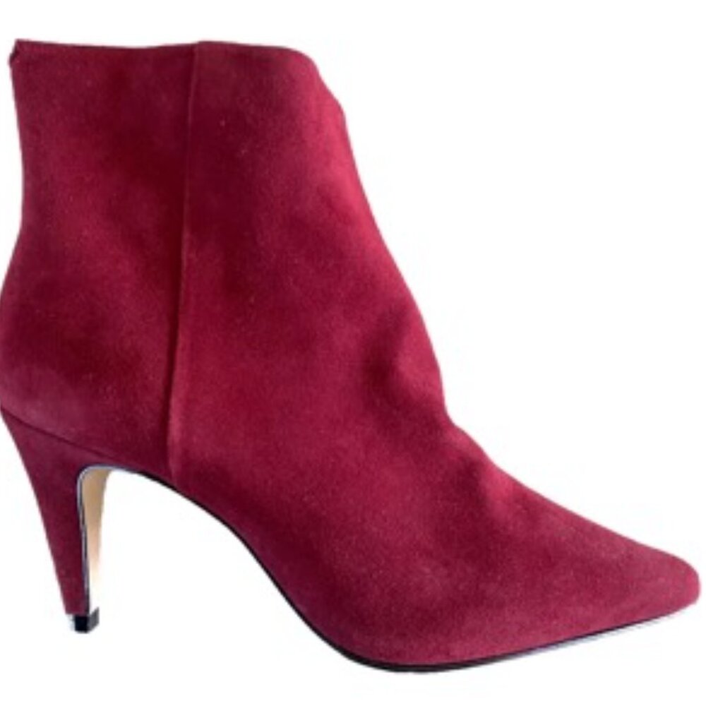 Botkier Teagan Heeled Women's Boots Ankle Bootie Red Size 6.5 - Picture 2 of 8